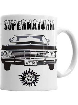 Humuts Supernatural   Dean Winchester Ruby Castiel Bobby Singer Impala Dizi Kupa Bardak Porselen