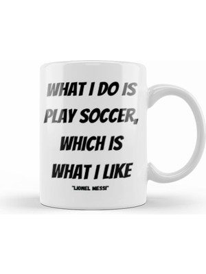 Humuts Lionel Messi Quotes Gifts Kupa Bardak Porselen