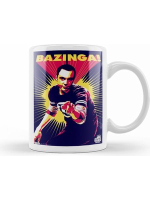 Humuts The Big Bang Theory Bazinga 01 Kupa Bardak Porselen