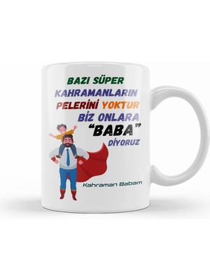 Humuts Babalar Günü Babaya Hediye 032 Kupa Bardak Porselen