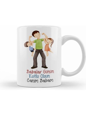 Humuts Babalar Günü Babaya Hediye 036 Kupa Bardak Porselen