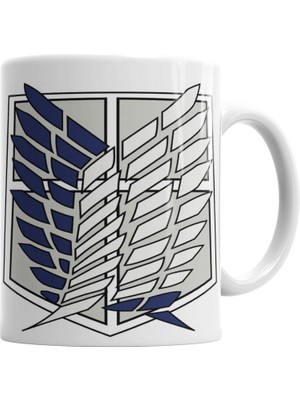 Humuts Attack On Titan Anime Mikasa Levi Eren Dev Shingeki No Kyojin Asas Da Liberdade Kupa Bardak Porselen