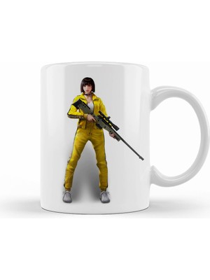 Humuts Female Battlegrounds Playerunknown's Battlegrounds Garena Pubg Kupa Bardak Porselen