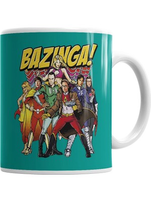Humuts Camiseta The Big Bang Theory Bazinga Kupa Bardak Porselen