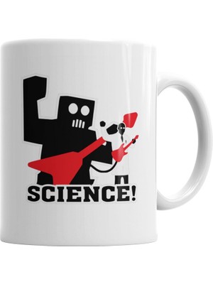 Humuts Science Robo Rock Kupa Bardak Porselen