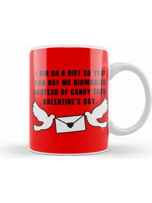 Humuts Sarcasm Funny Quote Valentine's Day,for Lover Or Boyfriend, Girlfriend Kupa Bardak Porselen