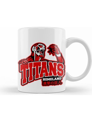 Humuts Attack On Titan  Go Tıtans Kupa Bardak Porselen