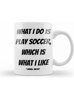 Humuts Lionel Messi Quotes Gifts Kupa Bardak Porselen