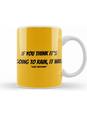 Humuts Clint Eastwood Quotes Gift   Vintage Retro Rainbow Style Kupa Bardak Porselen