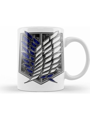 Humuts Attack On Titan The Survey Corps Logo Kupa Bardak Porselen