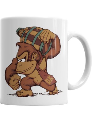 Humuts Varil ve Goril  Kupa Bardak Porselen