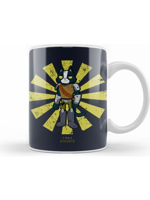 Humuts Avocato Retro Japanese Final Space Kupa Bardak Porselen