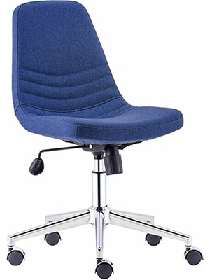 Bluetick Poliüretan Sünger Keten Kumaş Rahat Ofis Çalışma Sandalyesi BLU1738-Y