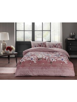 Taç Nevresim Takımı Liza Gül Kurusu Tek Kişilik