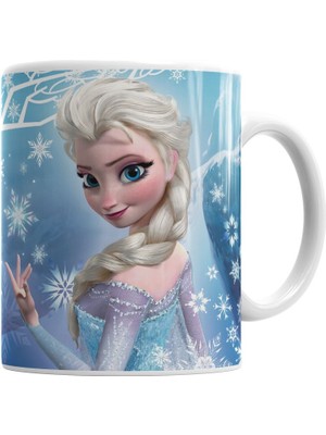 Humuts Frozen Elsa Kupa Bardak Porselen