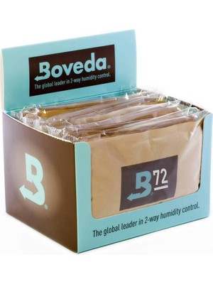 Boveda 72% Puro Nemlendiricisi 60 gr 12'li Paket Dayanıklı Yapı ile Hava Geçirmez Koruma