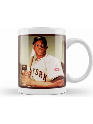 Humuts Happy 90TH Birthday Willie Mays Kupa Bardak Porselen