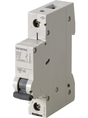 Sıemens 1X16A C Tipi Monofaze 6ka W Otomat 5SL6116-7YA