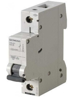 Siemens 16 A Akım Özellikli 6ka 5SL6116-7YA Monofaze C Tipi Otomat Sigorta