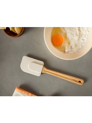 English Home Eddy Silikon Spatula Açık Bej