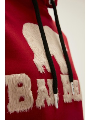 Bad Bear Frost Hoodie Crımsonred