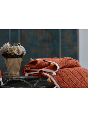 Doqu Home Pietro Banyo Havlusu 90X150CM - Kiremit