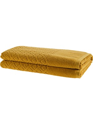 Doqu Home Luxury Banyo Havlusu 90X150CM - Hardal
