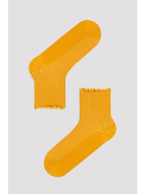 Penti Hakı-Hardal Frill 2li Soket Çorap