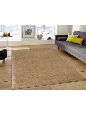 Çeyiz Diyarı Soft Plain Altın Dikdörtgen Halı 150X230CM