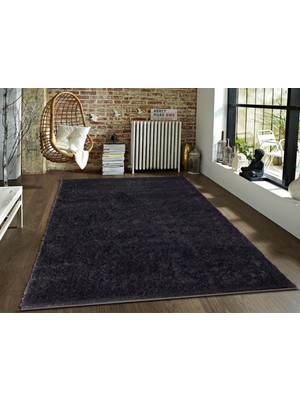 Çeyiz Diyarı Soft Plain Antrasit Dikdörtgen Halı 150X230CM