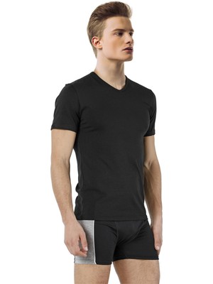 Miorre Modal Strech V Yaka Kısa Kol Fanila