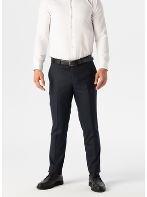 Süvari Normal Bel Normal Paça Slim Fit Lacivert Erkek Pantolon PN1014400284