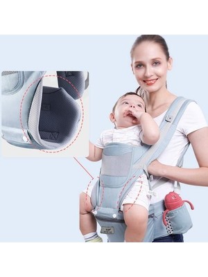 Xinhang Ergonomik Ön Kaplama Bebek Taşıyıcı Bebek Bebek Hipseat Taşıyıcı Ön Yüzleşen Ergonomik Kanguru Bebek Wrap Sling Seyahat Sırt Çantaları ve taşıyıcı (Yurt Dışından)