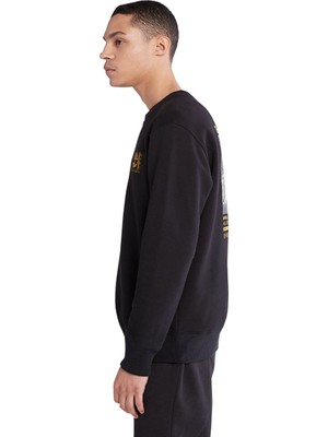 Timberland Org Cot Hood Sweat Erkek Günlük Sweatshirts TB0A5UEH0011 Siyah