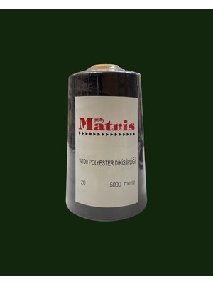Matisse Matris 120 No %100 Polyester Dikiş Ipliği Siyah