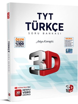 3D Yayınları TYT Türkçe Soru Bankası