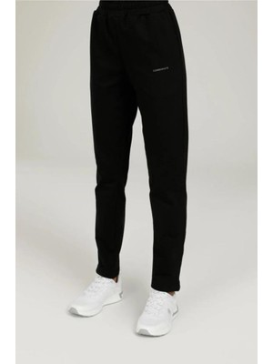 Lumberjack CT137 Basıc Track Pants 2 Siyah Kadın Eşofman Alt