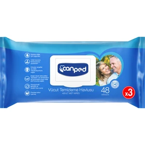 Vücut Temizleme Havlusu 48'li 3 Paket