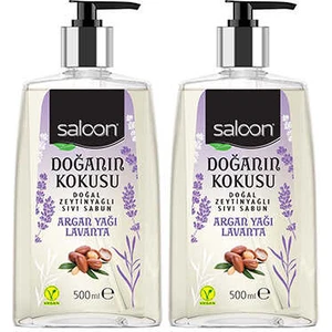 Sıvı Sabun Doğanın Kokusu Arganyağı & Lavanta 500 ml 2li