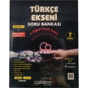 Çalışkan Yayınları 7. Sınıf Türkçe Ekseni Soru Bankası