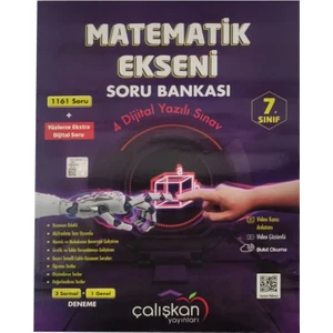 Çalışkan Yayınları 7. Sınıf Matematik Ekseni Soru Bankası