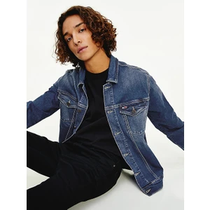 Tommy Hılfıger Erkek Kot Ceket DM0DM10244-1A5