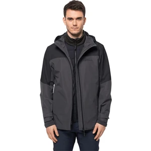 Jack Wolfskin Glaabach 3In1 Jkt M Siyah Erkek Mont 1115291-6000