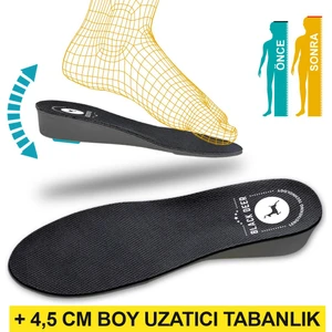 Black Deer Extender 4,5 cm Siyah Boy Uzatıcı Tabanlık