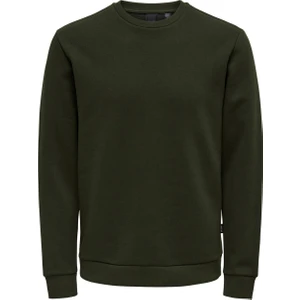 Only & Sons Bisiklet Yaka Koyu Gri Erkek Sweatshirt 22018683_ONSCERES Crew Neck Noos