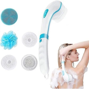 5 1 Elektrikli Banyo Duş Fırçası El Masaj Vücut Fırçası (Yurt Dışından)