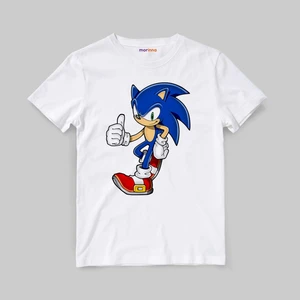 Kirpi Sonic Unisex Çocuk Tişört T-Shirt Mr-19