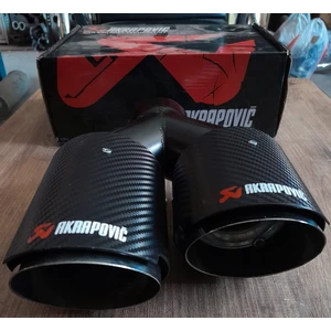 90 mm Çiftli Sağ Içi Krom karbon kaplama