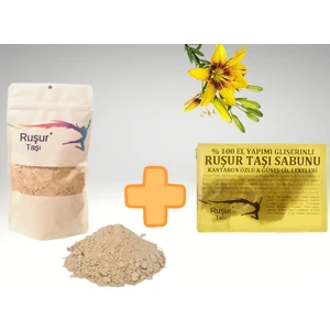 Ruşur Sefidab 400 Gr Peeling Işıltısı (+-%10)+ Kantaron Lifli Sabunu Doypack
