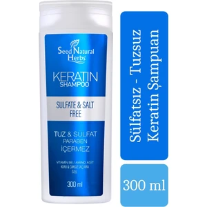 Seed Natural Herbs Sülfatsız Tuzsuz Keratin Şampuan 300 Ml